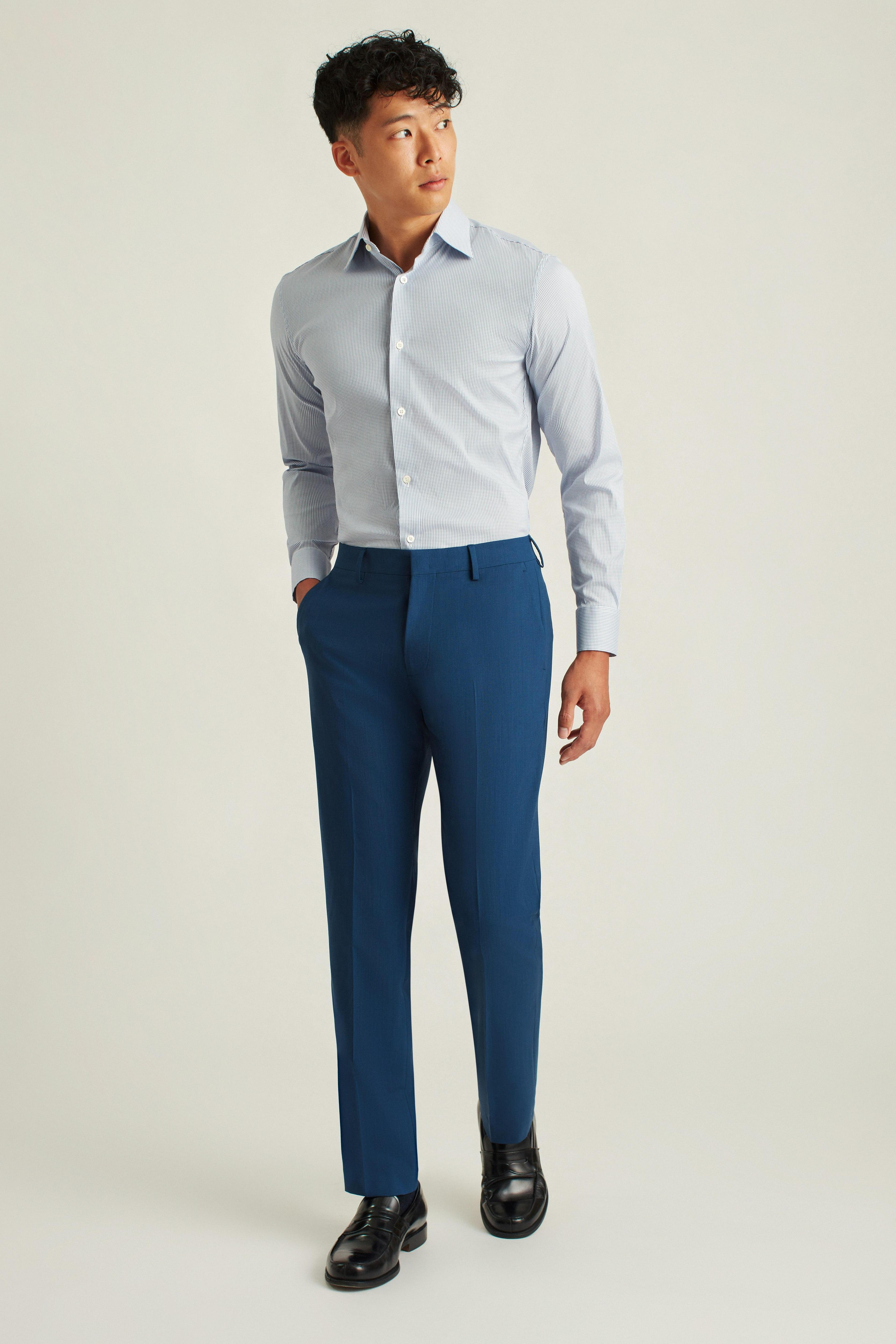 Italian Stretch Wool Dress Pants Product Image