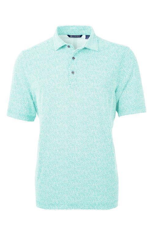 Cutter & Buck Virtue Eco Pique Botanical Print Polo (Polished) Men's Clothing Product Image