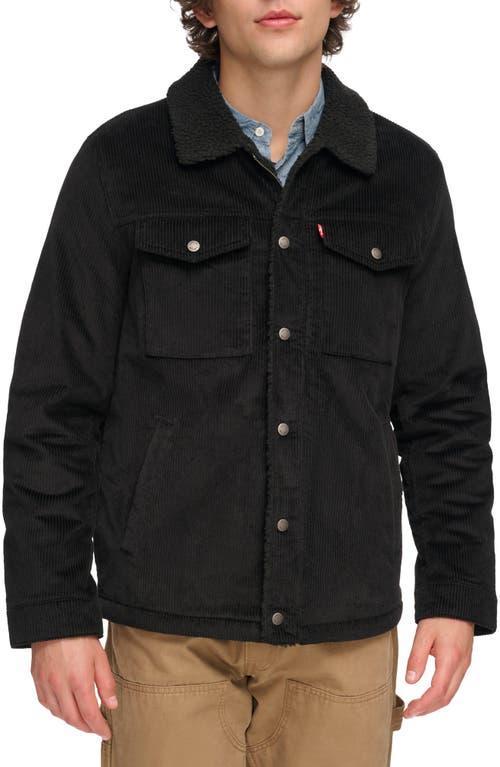 levis Corduroy High Pile Fleece Lined Trucker Shacket Product Image