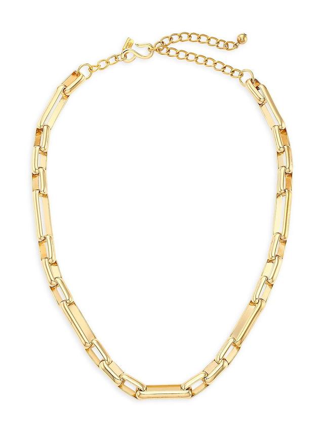 Kenneth Jay Lane 18K Gold Plated Chain Link Necklace Product Image