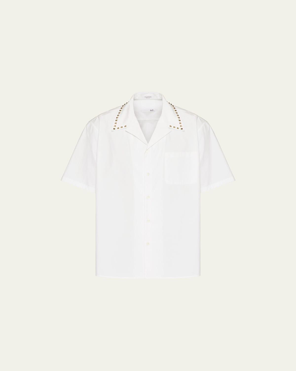 Mens Rockstud Poplin Camp Shirt Product Image