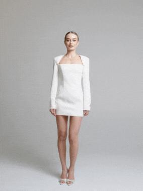 Jillian Dress (Ivory) Product Image