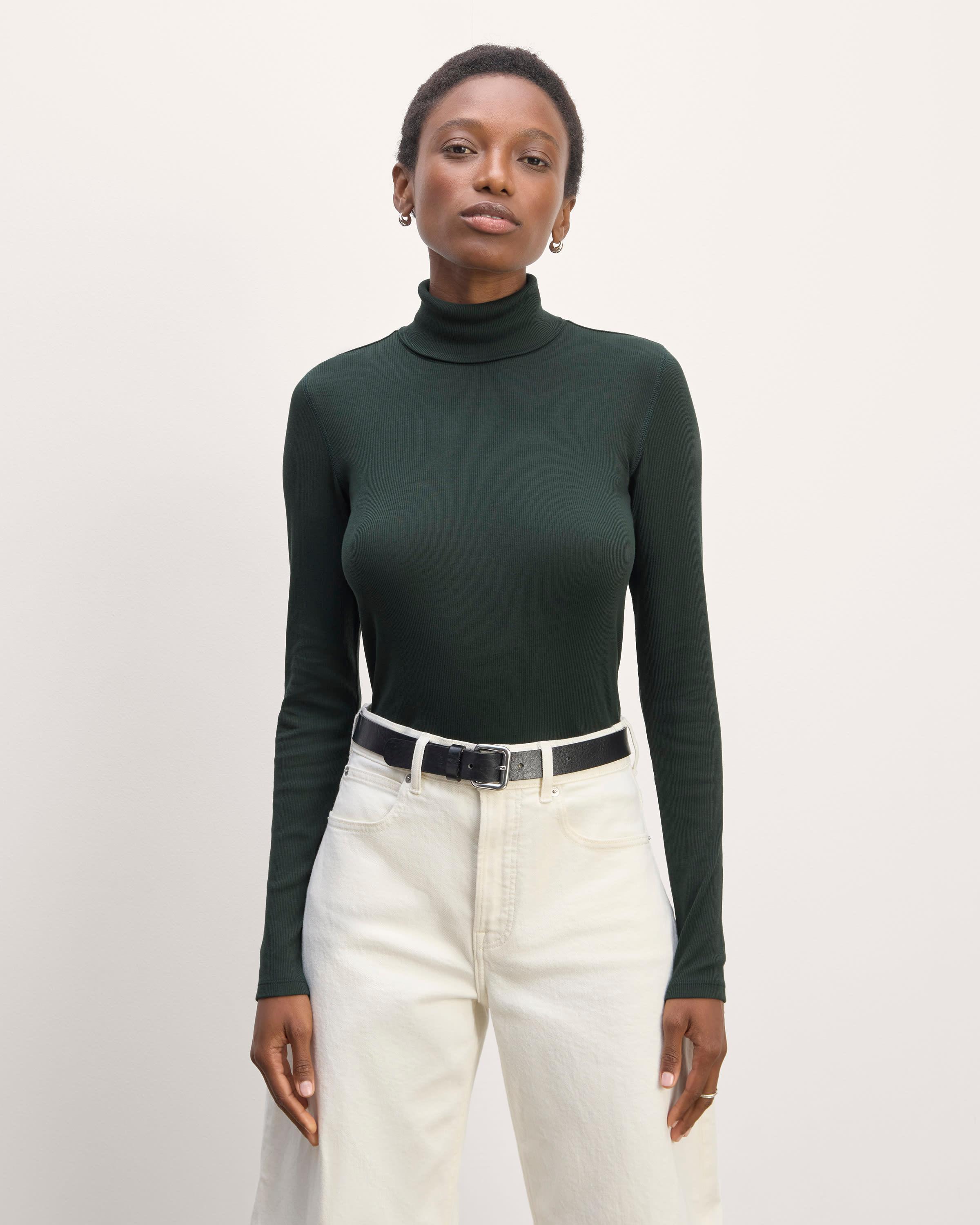 The Luxe Rib Turtleneck Product Image