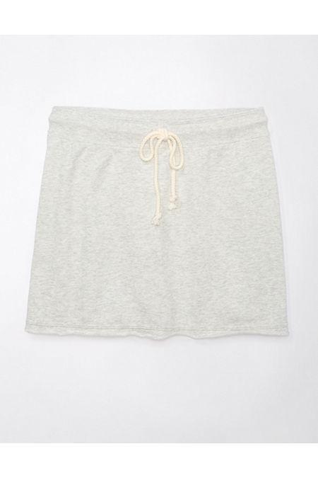 AE High-Waisted Fleece Mini Skirt Womens Product Image