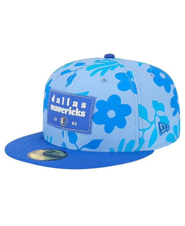 Mens New Era Dallas Mavericks Palm Fronds 2-Tone 59FIFTY Fitted Hat Product Image