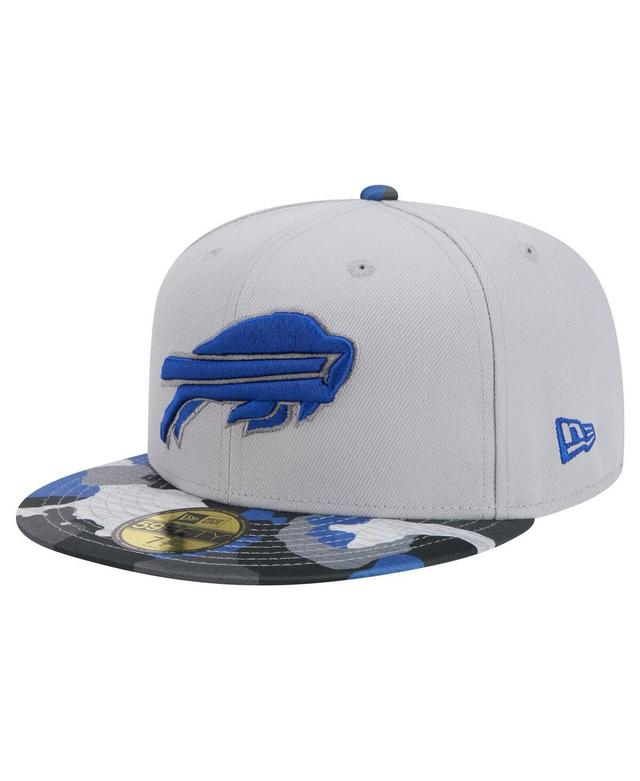 Mens New Era Gray Buffalo Bills Active Camo 59FIFTY Fitted Hat Product Image