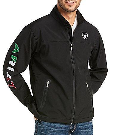 Ariat New Team Softshell Mexico Jacket Men's Clothing Product Image