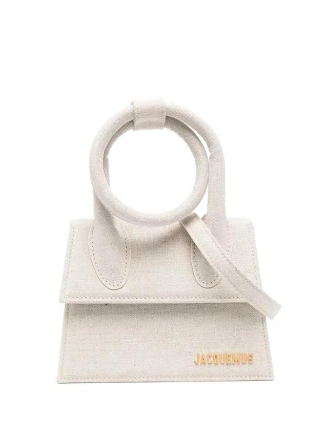 JACQUEMUS Grey Le Chiquito Noeud Handbag Product Image