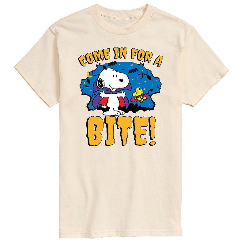 Mens Peanuts Snoopy Come In For A Bite Graphic Tee Product Image