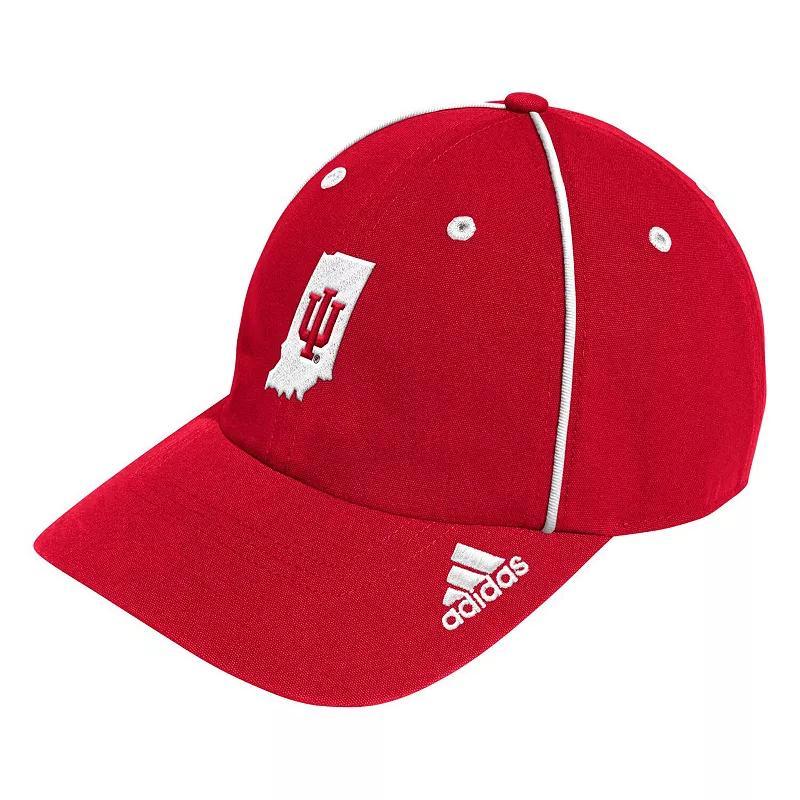 Mens adidas Crimson Indiana Hoosiers Locker Room Athlete Pack Slouch Adjustable Hat Product Image