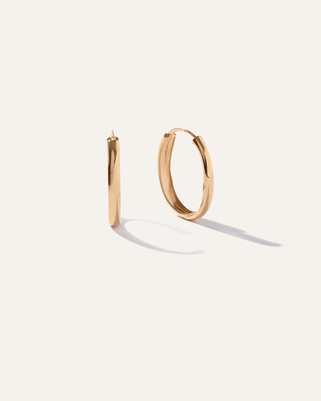 14K Gold 22mm Bold Hoops Product Image