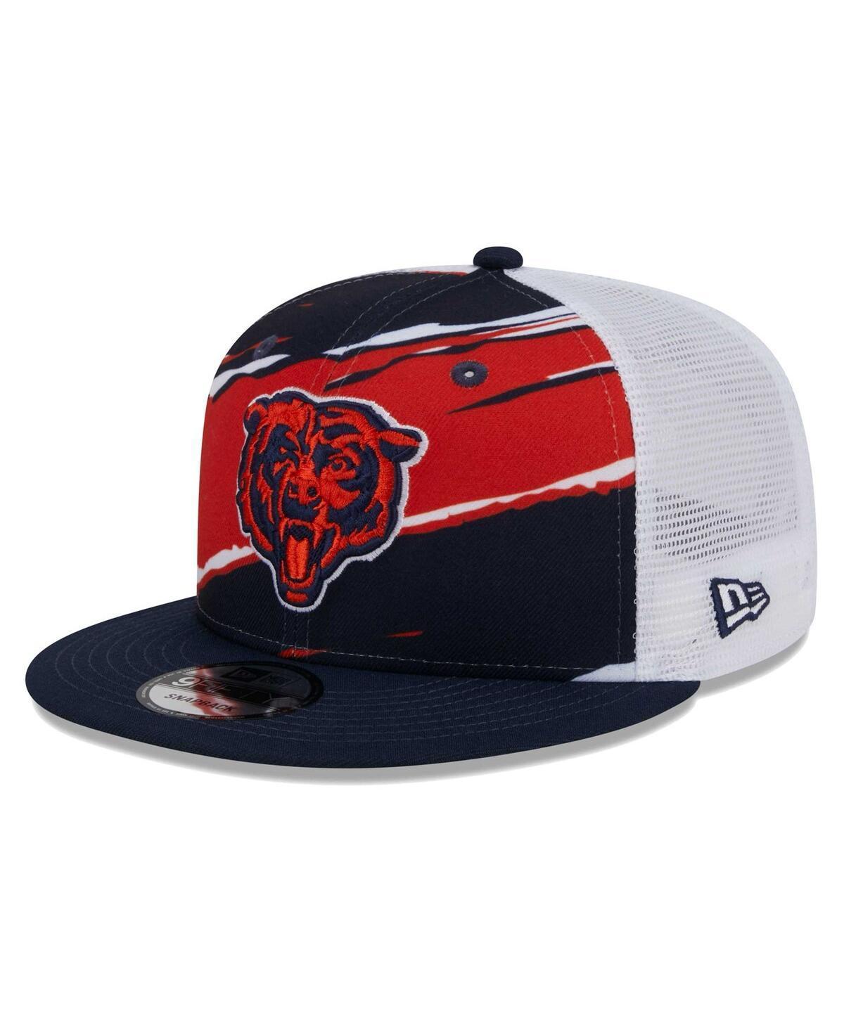 Mens New Era Navy Chicago Bears Tear Trucker 9FIFTY Snapback Hat Product Image