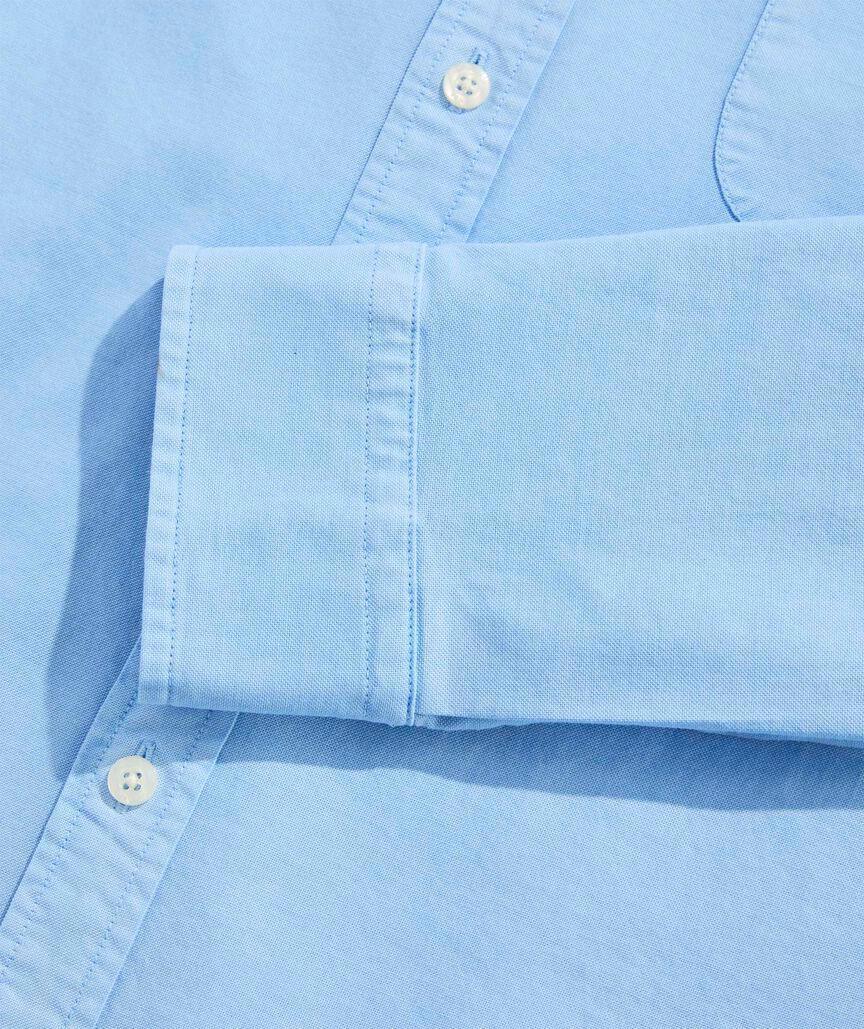 Garment-Dyed Oxford Solid Shirt Product Image