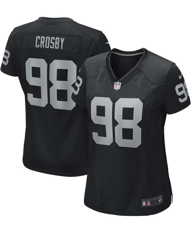 Womens Maxx Crosby Black Las Vegas Raiders Game Jersey - Black Product Image