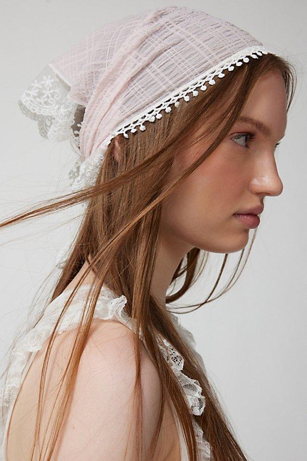 Lace Trim Headscarf Womens at Urban Outfitters Product Image