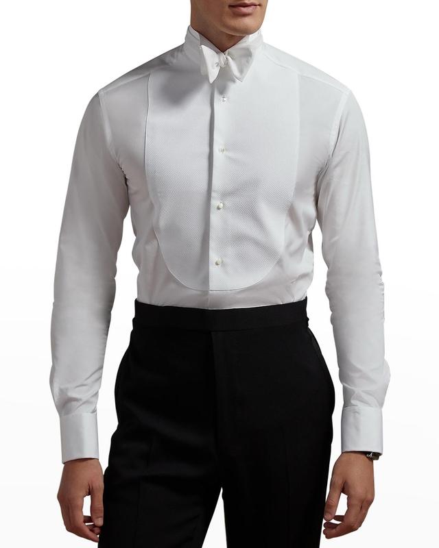 Mens Winged Pique-Bib Dress Shirt Product Image