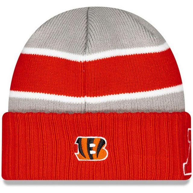 Mens New Era Gray Cincinnati Bengals 2024 Nfl Pro Bowl Cuffed Knit Hat Product Image