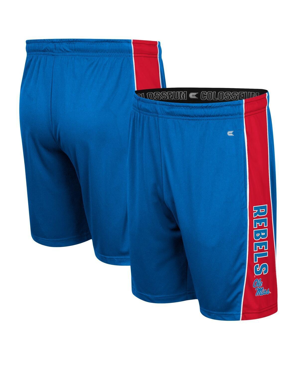 Mens Colosseum Powder Blue Ole Miss Rebels Panel Shorts Product Image