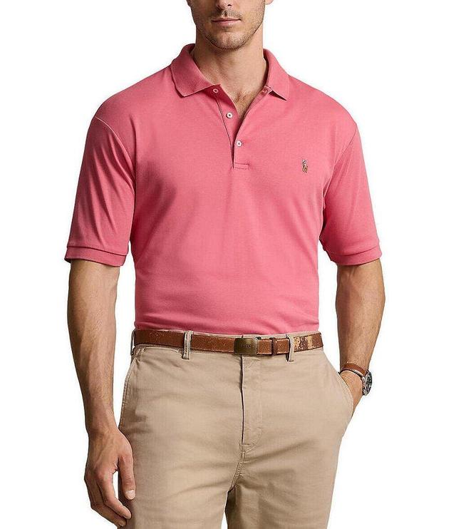 Polo Ralph Lauren Big & Tall Classic Fit Soft Cotton Multi-Colored Pony Polo Shirt Product Image