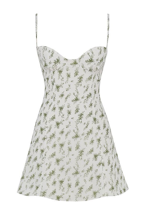 Christiana Garden Print Mini Dress Product Image