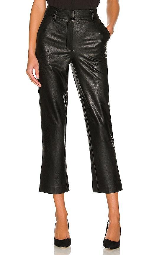 Commando Tapered Faux Leather Crop Pants Product Image