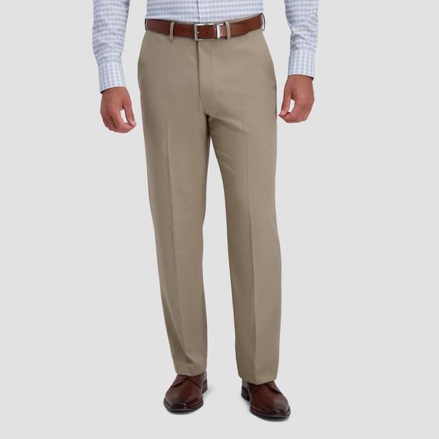 Haggar H26 Mens Premium Stretch Classic Fit Dress Pants - Khaki 38x32 Product Image