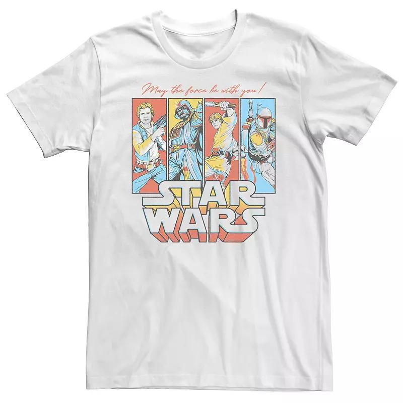 Big & Tall Star Wars Pop Culture Crew Logo Tee, Mens Product Image