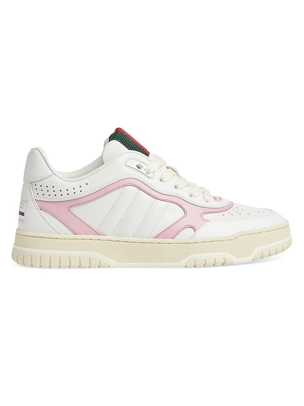 Womens Re-Web Leather Sneakers Product Image