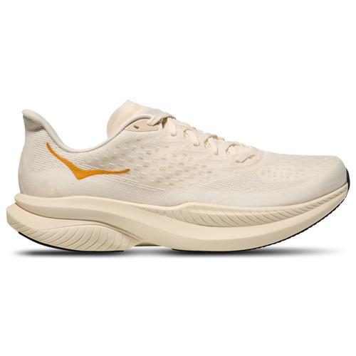 HOKA Mens Mach 6 - Running Shoes Alabaster/Oat Milk Product Image