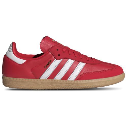 adidas Originals Womens adidas Originals Samba OG - Womens Shoes Better Scarlet/White/Gold Metallic Product Image