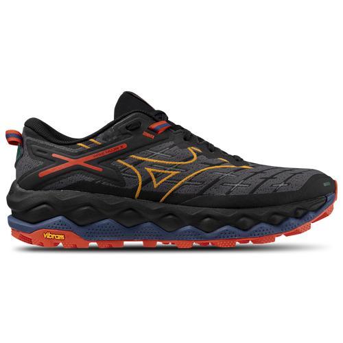 Mizuno Mens Wave Mujin 10 Trail - Running Shoes Black/Apricot Product Image