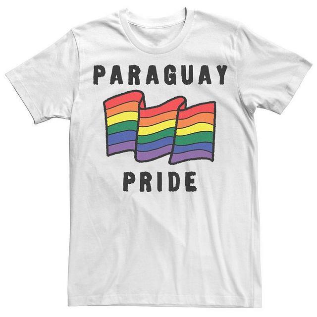 Mens Gonzales Paraguay Pride Sketched Flag Tee White Product Image