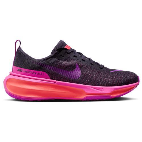 Nike Womens Nike ZoomX Invincible Run Flyknit 3 - Womens Shoes Purple/Pink/Black Product Image