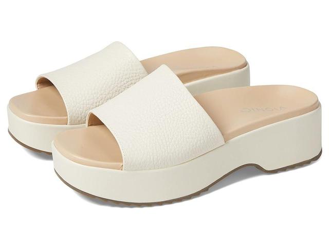 VIONIC Trista (Cream Leather) Women's Shoes Product Image