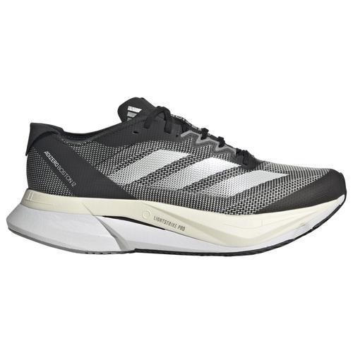 adidas Womens adidas adiZero Boston 12 - Womens Running Shoes Black/White/Grey Product Image