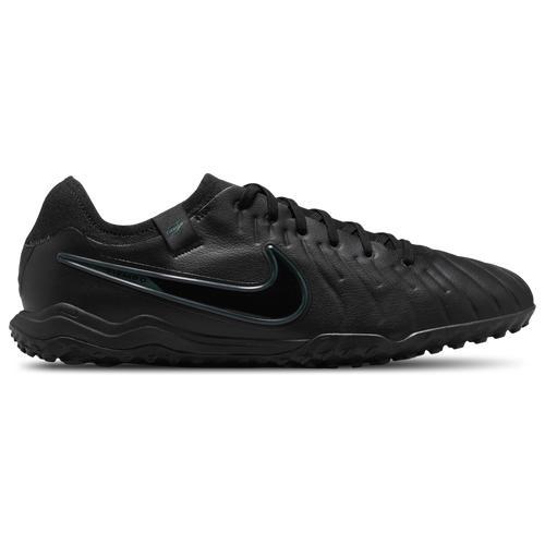 Nike Mens Nike Legend 10 Pro Turf - Mens Soccer Shoes Black/Black/Deep Jungle Product Image