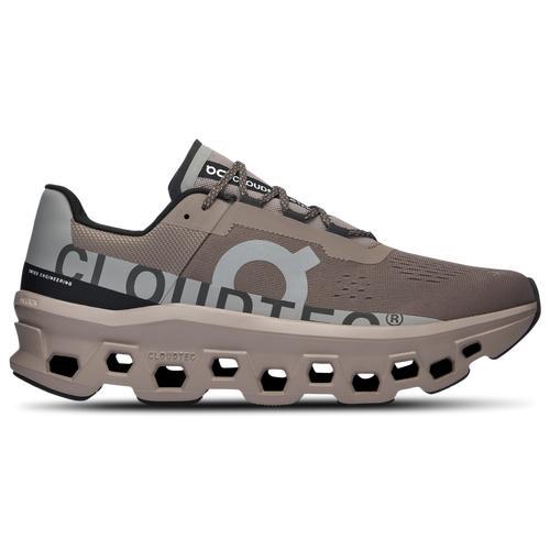 On Mens Cloudmonster - Running Shoes Grey/Brown Product Image