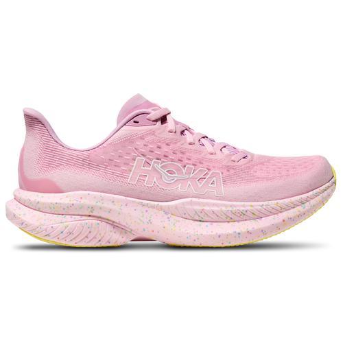 HOKA Womens Mach 6 - Shoes Lemonade/Pink Twilight Product Image