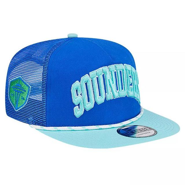 Mens New Era Seattle Sounders FC Throwback Golfer Snapback Hat Product Image