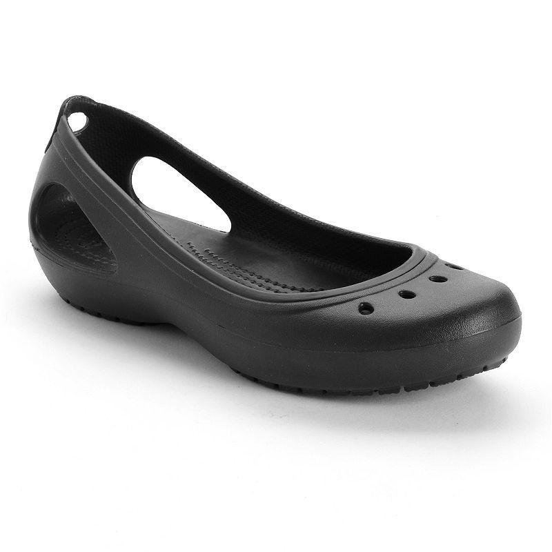 Crocs Kadee Black) Women's Slip on Shoes Product Image