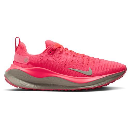 Nike Womens React Infinity Run Flyknit 4 - Running Shoes Pink/Black Product Image