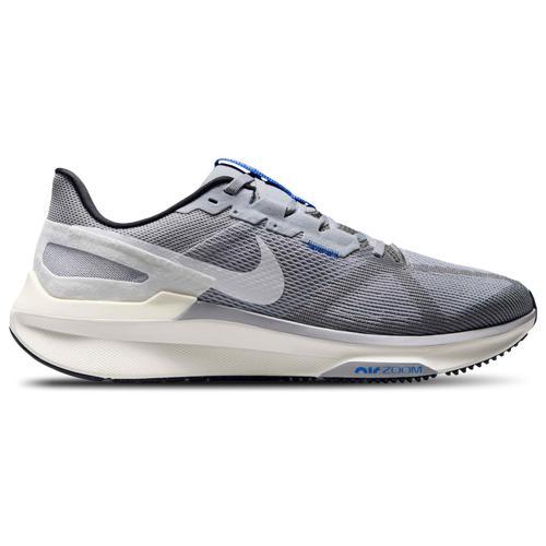 Nike Mens Nike Air Zoom Structure 25 - Mens Running Shoes Smoke Grey/Wolf Grey/White Product Image