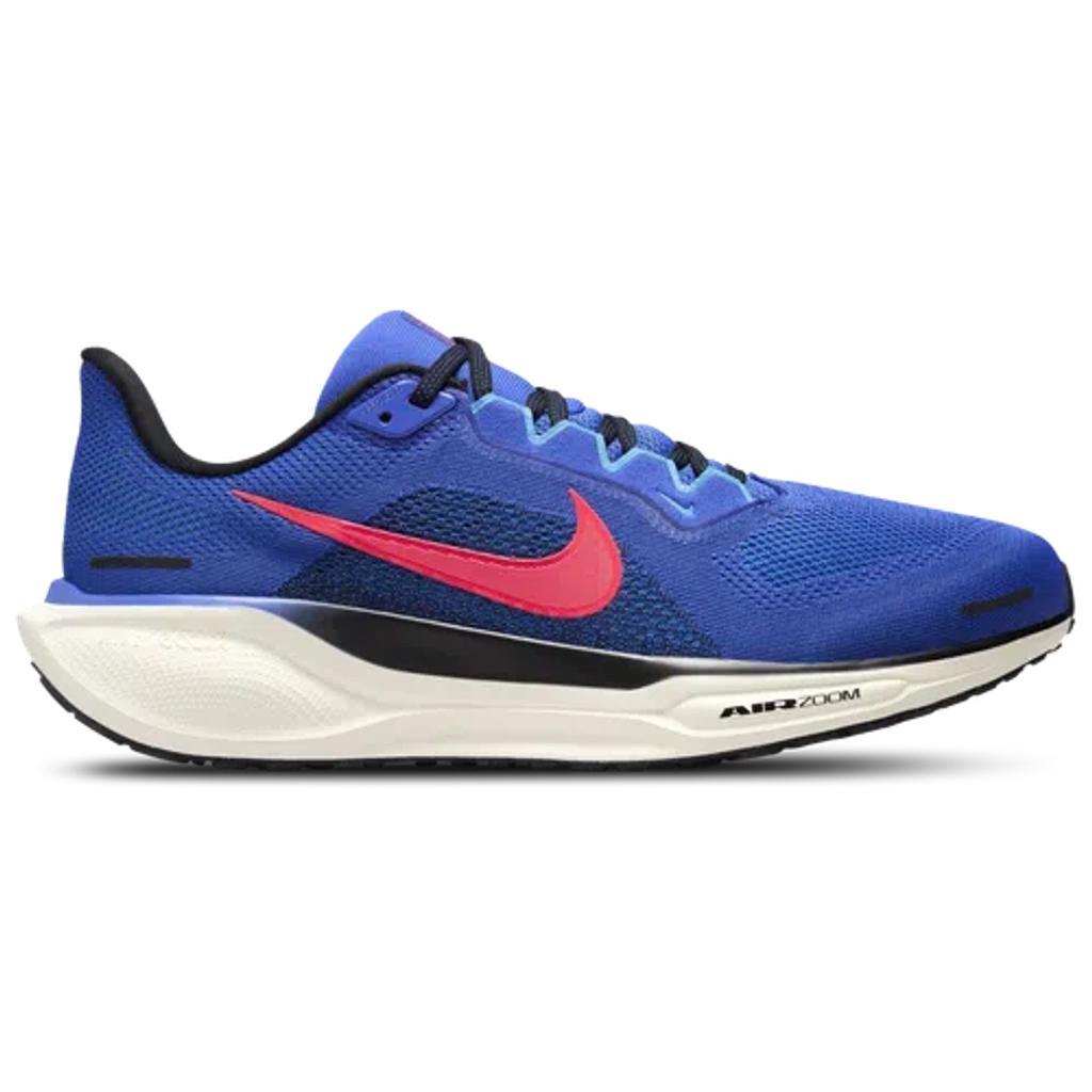 NIKE Mens  Zoom Pegasus 41 Wide In Black/astronomy Blue/hot Punch Product Image