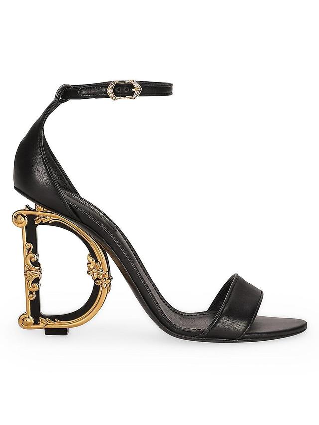 Dolce & Gabbana Keira Baroque DG Heel Sandal Product Image
