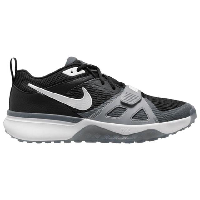 Nike Mens Nike Air Zoom Diamond Elite Turf - Mens Baseball Shoes Wolf Grey/White/Black Product Image