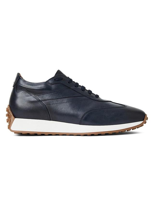 Men's Duccio Leather Running Sneakers Product Image