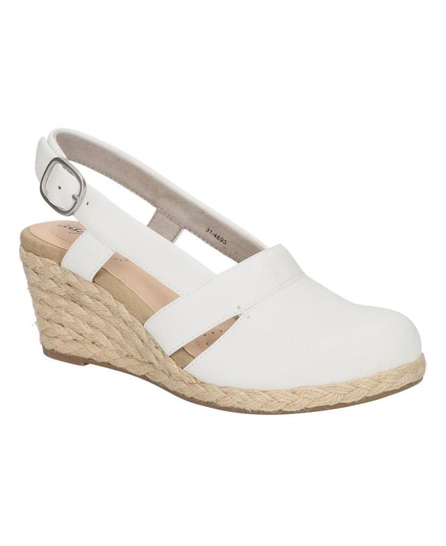 Easy Street Womens Stargaze Espadrille Slingback Wedges Product Image