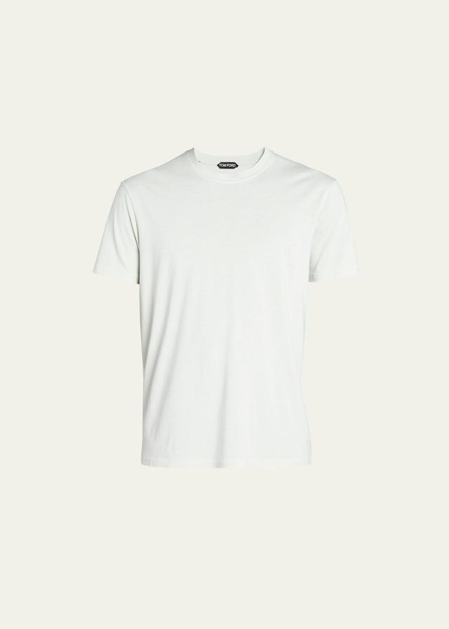 Mens Lyocell-Cotton Crewneck T-Shirt Product Image