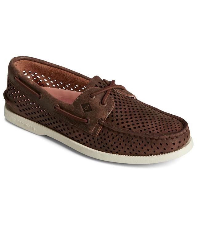 Sperry Mens Leeward 2-Eye Slip-On Boat Shoes Product Image