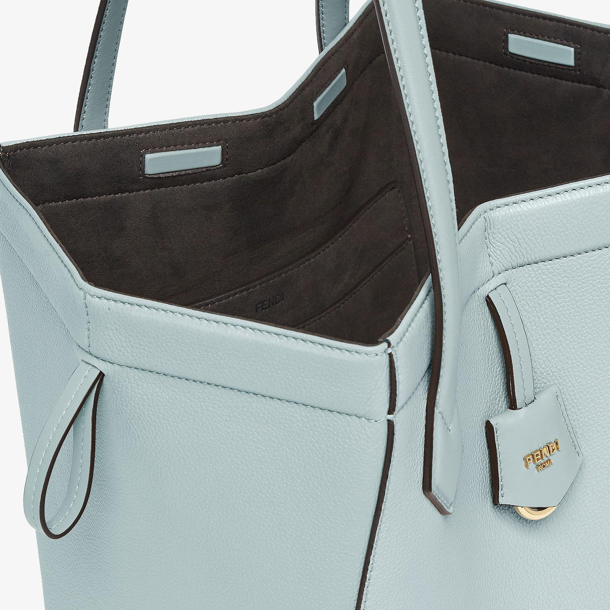 Fendi Origami MediumLight blue leather bag that can be transformed Product Image